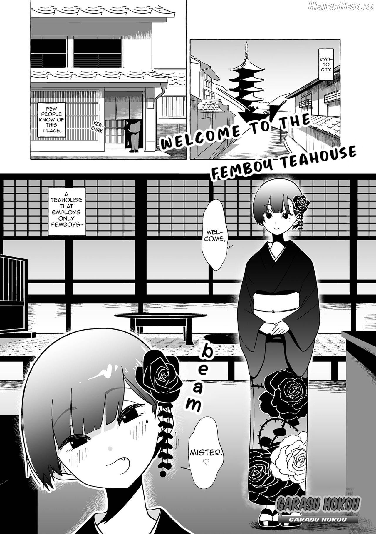 Welcome to the Femboy Teahouse Chapter 1 - page 1