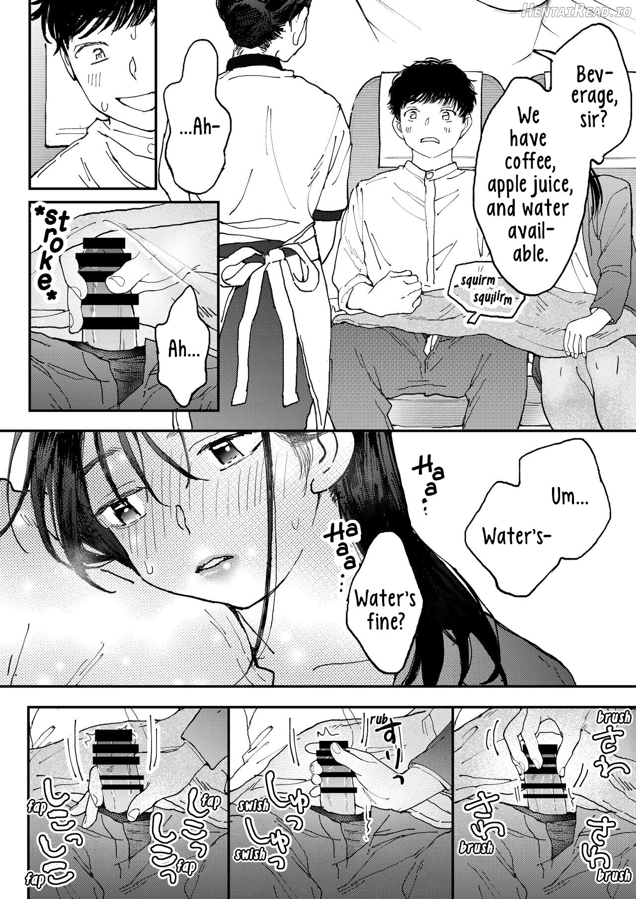 Muramura OL-san wa Hikouki no Naka demo Seiyoku o Mitashitai Chapter 1 - page 17