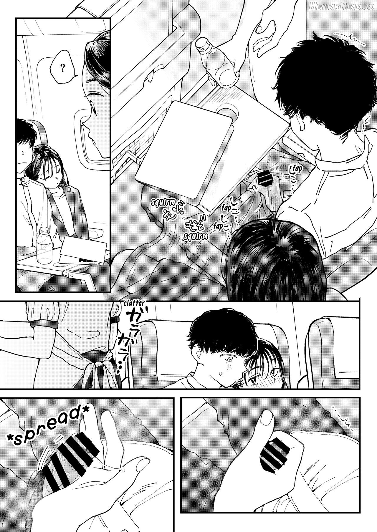 Muramura OL-san wa Hikouki no Naka demo Seiyoku o Mitashitai Chapter 1 - page 18