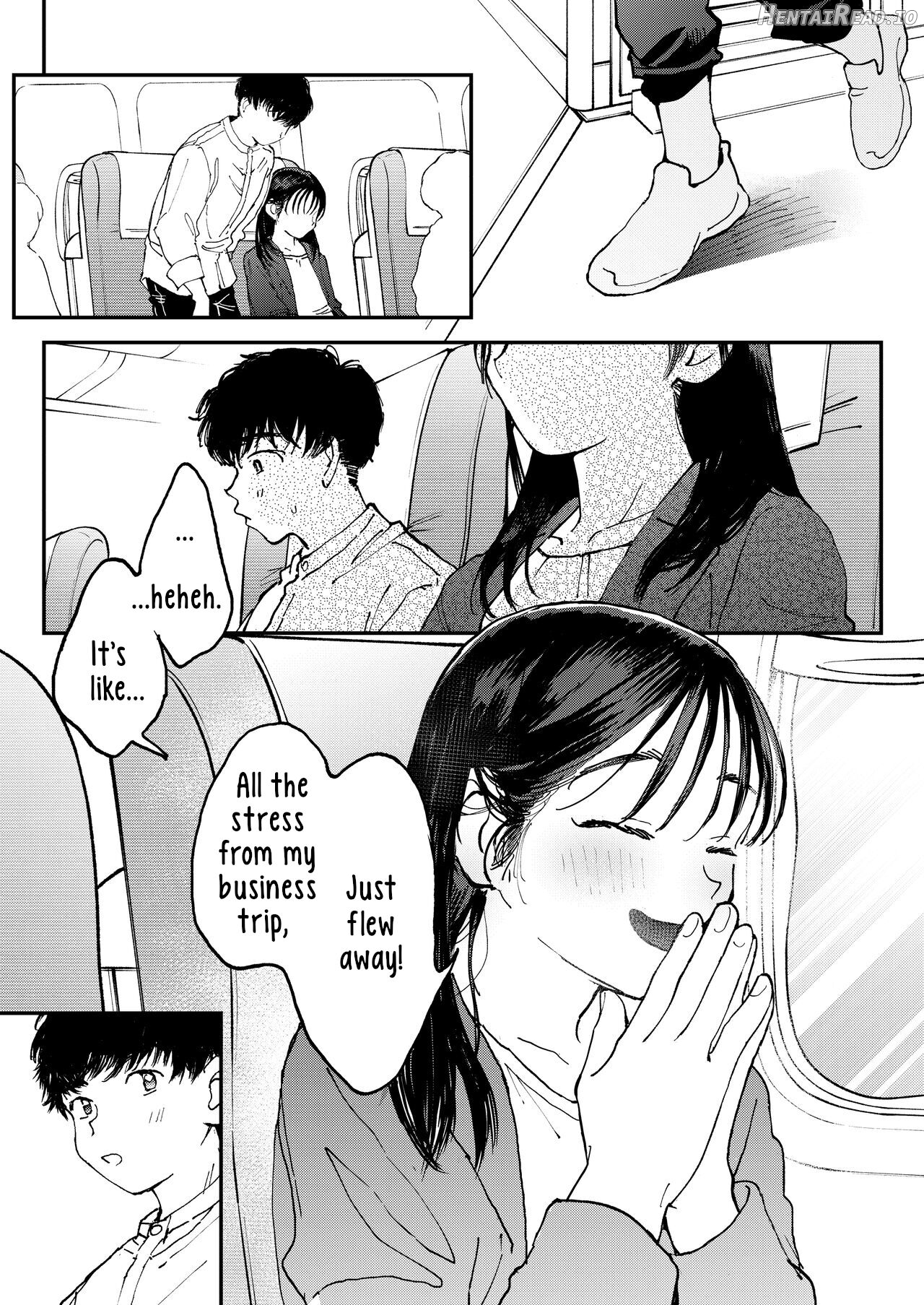 Muramura OL-san wa Hikouki no Naka demo Seiyoku o Mitashitai Chapter 1 - page 44