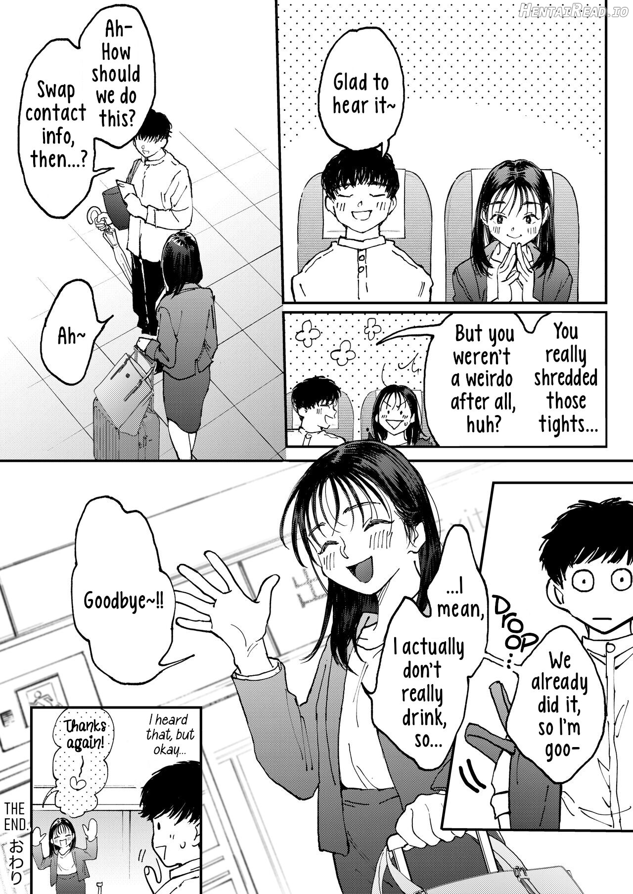 Muramura OL-san wa Hikouki no Naka demo Seiyoku o Mitashitai Chapter 1 - page 45