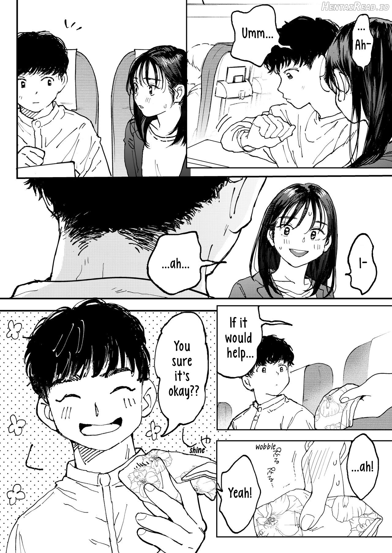 Muramura OL-san wa Hikouki no Naka demo Seiyoku o Mitashitai Chapter 1 - page 5