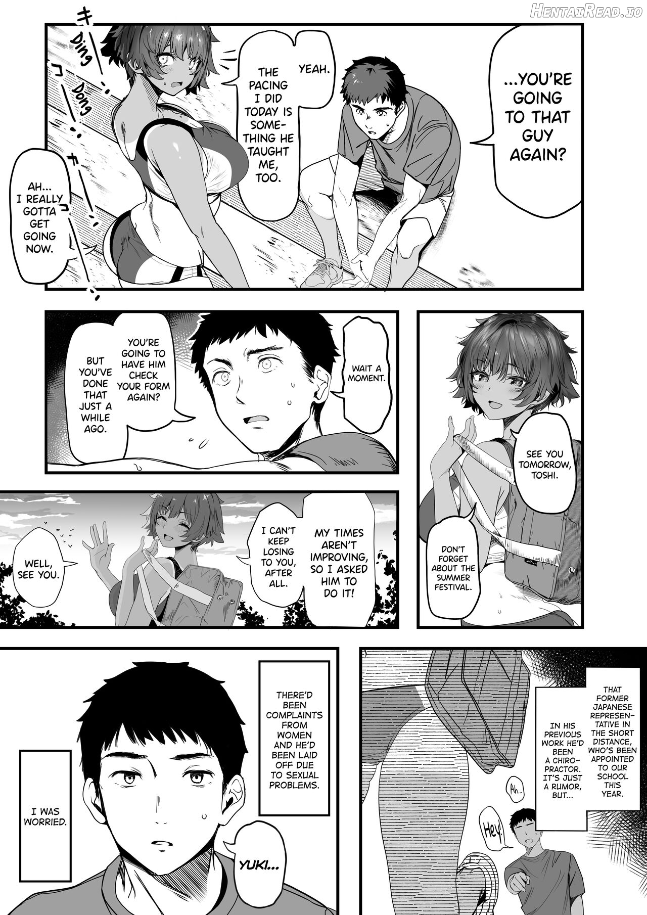 Rikujoubu no Bokukko Doukyuusei ga Chuunen Komon ni Mesu ni Sareru Ichibu Shijuu Chapter 1 - page 7