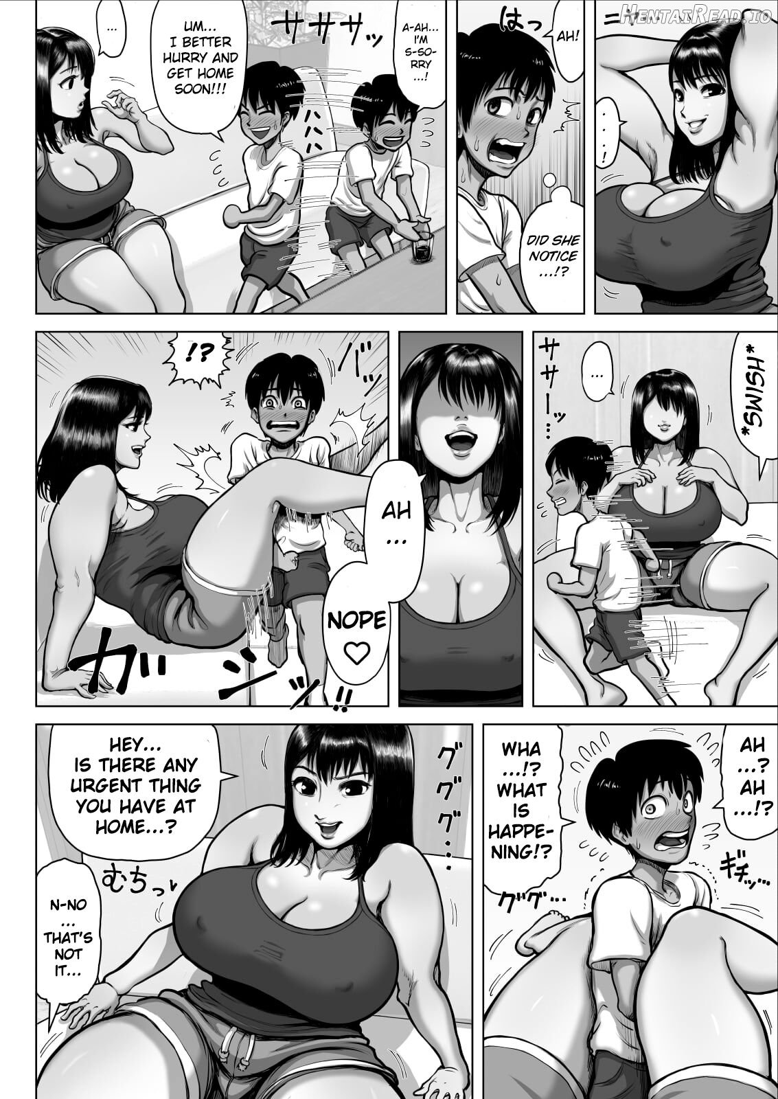 Tomodachi no Mama ga Bakunyuu sugite... Chapter 1 - page 10