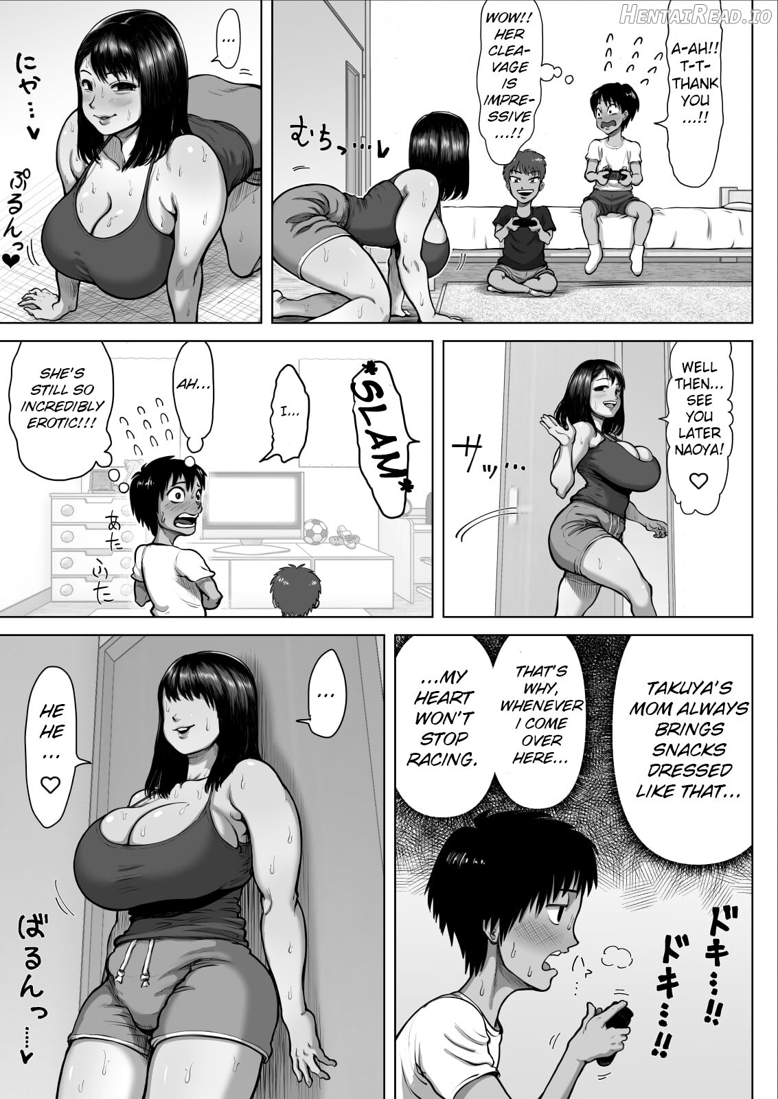 Tomodachi no Mama ga Bakunyuu sugite... Chapter 1 - page 5