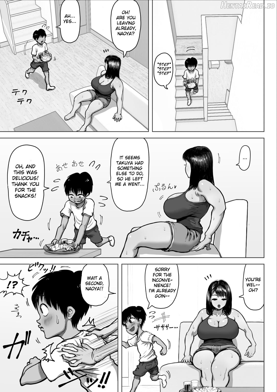 Tomodachi no Mama ga Bakunyuu sugite... Chapter 1 - page 7