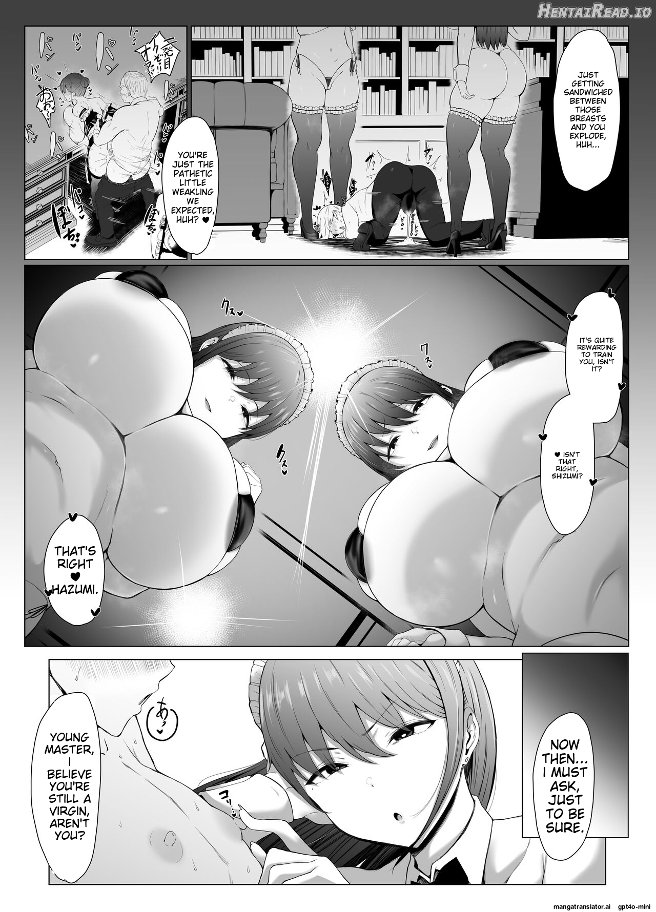 Koushinchou Futago Maid no Ochinpo Lesson Chapter 1 - page 10