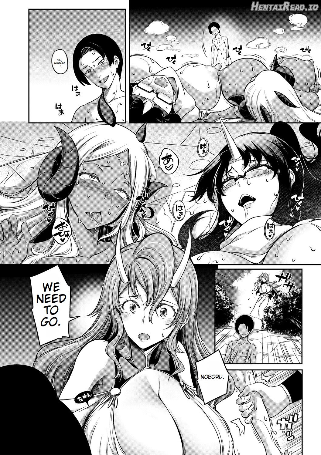 Onichichi Harem and Fertility Academy Double Feature Chapter 1 - page 131