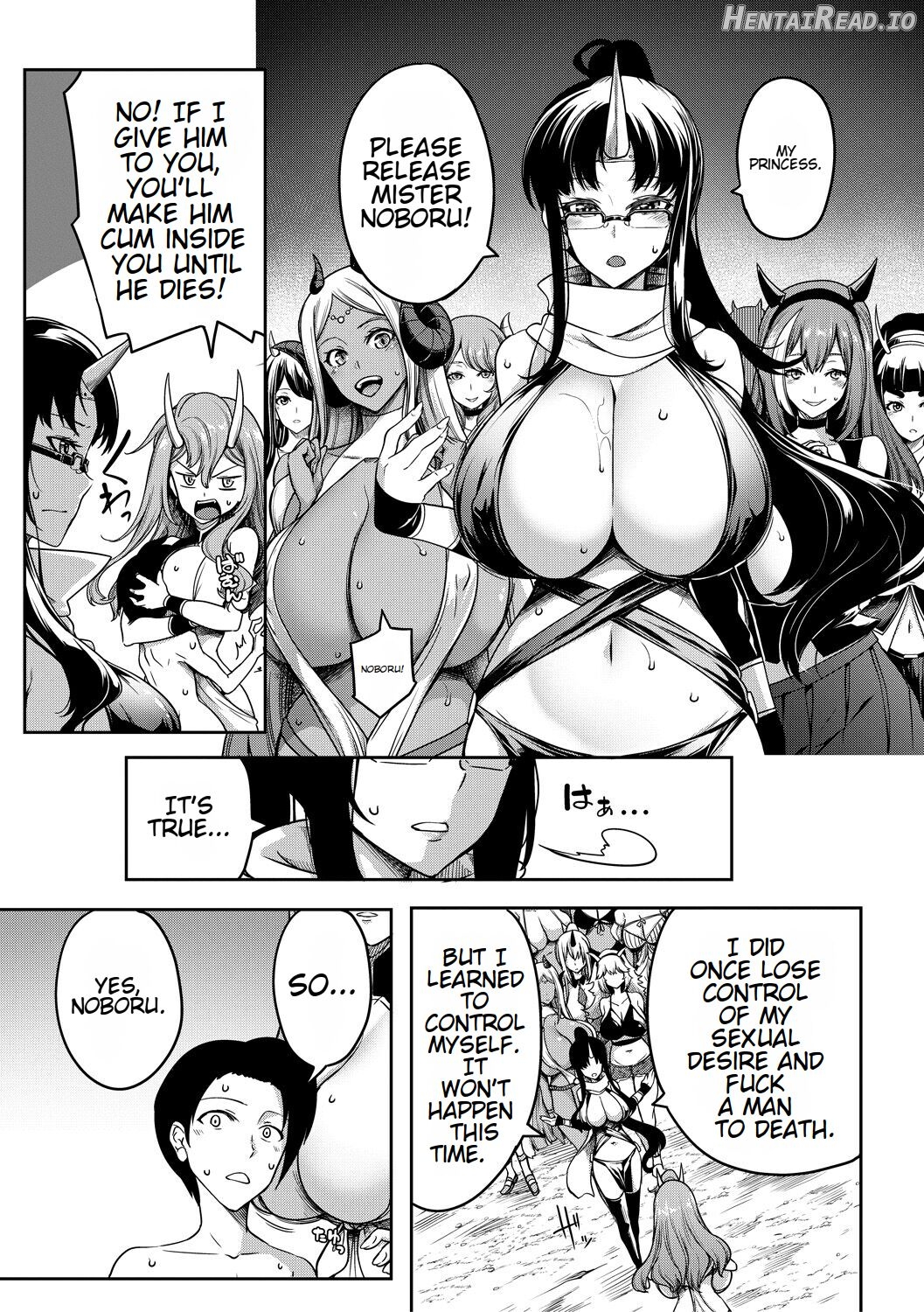 Onichichi Harem and Fertility Academy Double Feature Chapter 1 - page 150
