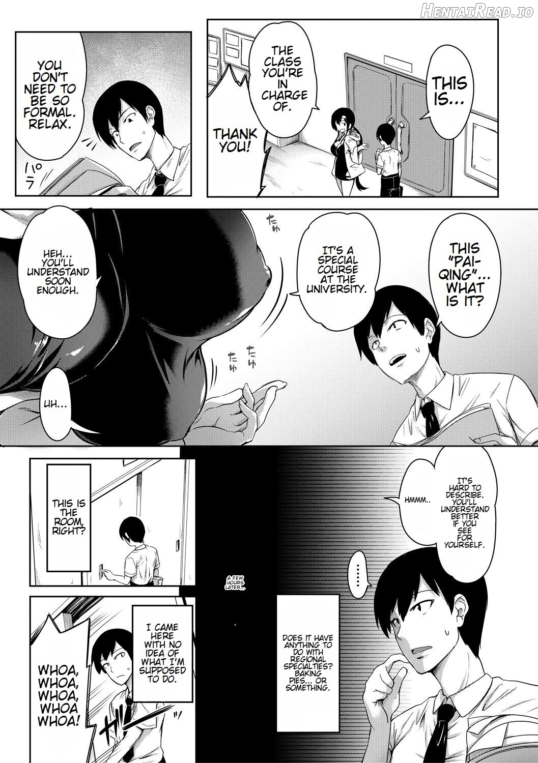 Onichichi Harem and Fertility Academy Double Feature Chapter 1 - page 154