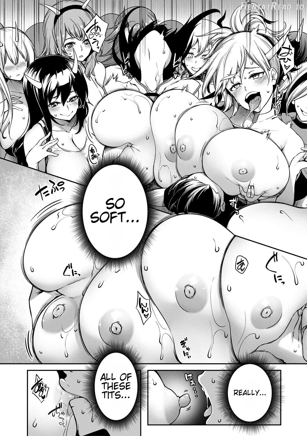 Onichichi Harem and Fertility Academy Double Feature Chapter 1 - page 55
