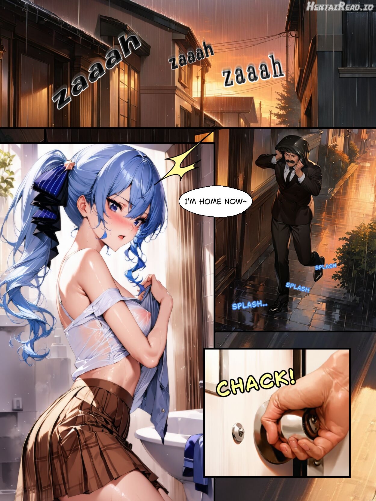 Prostitute gets punished by old man Chapter 1 - page 2