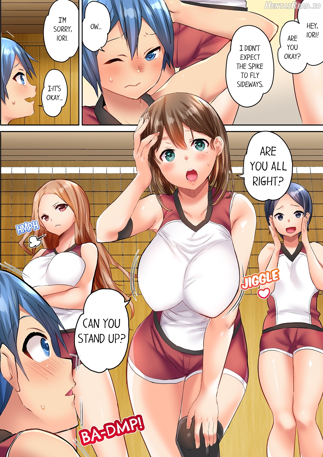 Hitozuma Volley-bu no Asedaku SEX ~Shower Abinagara Mitchaku Shichau? 1-4 Chapter 1-4 - page 3