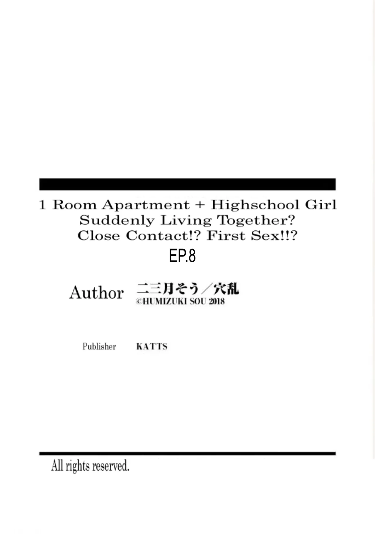 1 Room Apartment + Highschool Girl Suddenly Living Together? Close Contact!? First Sex!!? Ch. 1-13 Chapter 6-8 - page 50