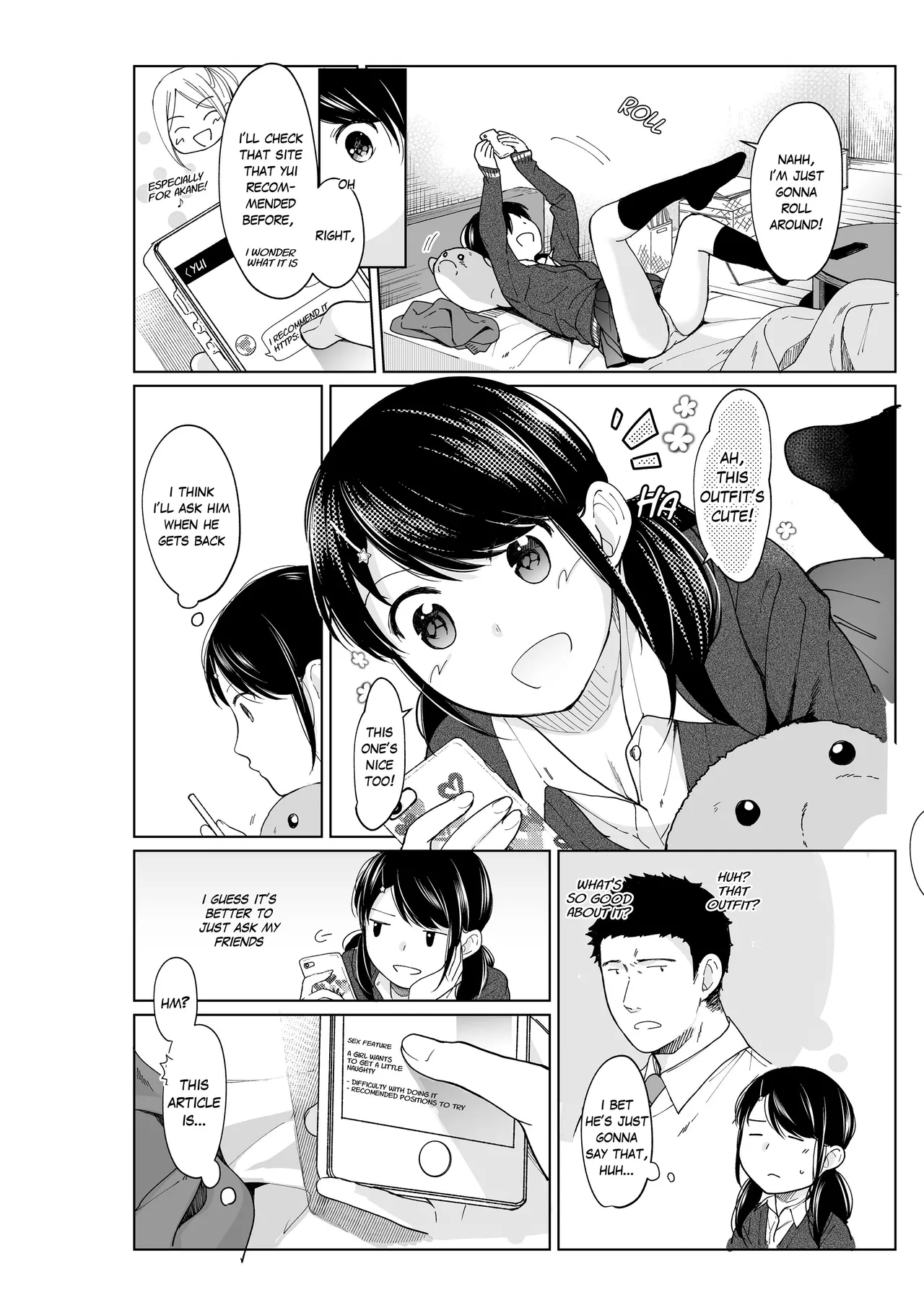 1 Room Apartment + Highschool Girl Suddenly Living Together? Close Contact!? First Sex!!? Ch. 1-13 Chapter 8-10 - page 1