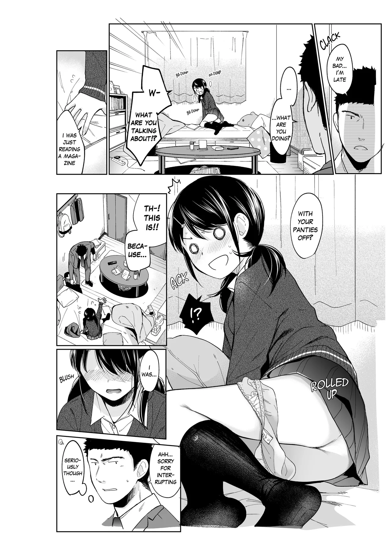 1 Room Apartment + Highschool Girl Suddenly Living Together? Close Contact!? First Sex!!? Ch. 1-13 Chapter 8-10 - page 7
