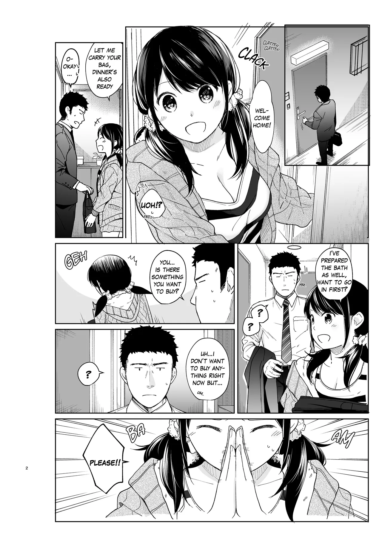 1 Room Apartment + Highschool Girl Suddenly Living Together? Close Contact!? First Sex!!? Ch. 1-13 Chapter 8-10 - page 27