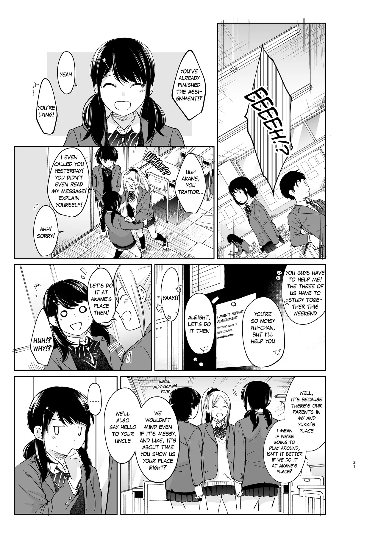 1 Room Apartment + Highschool Girl Suddenly Living Together? Close Contact!? First Sex!!? Ch. 1-13 Chapter 8-10 - page 46