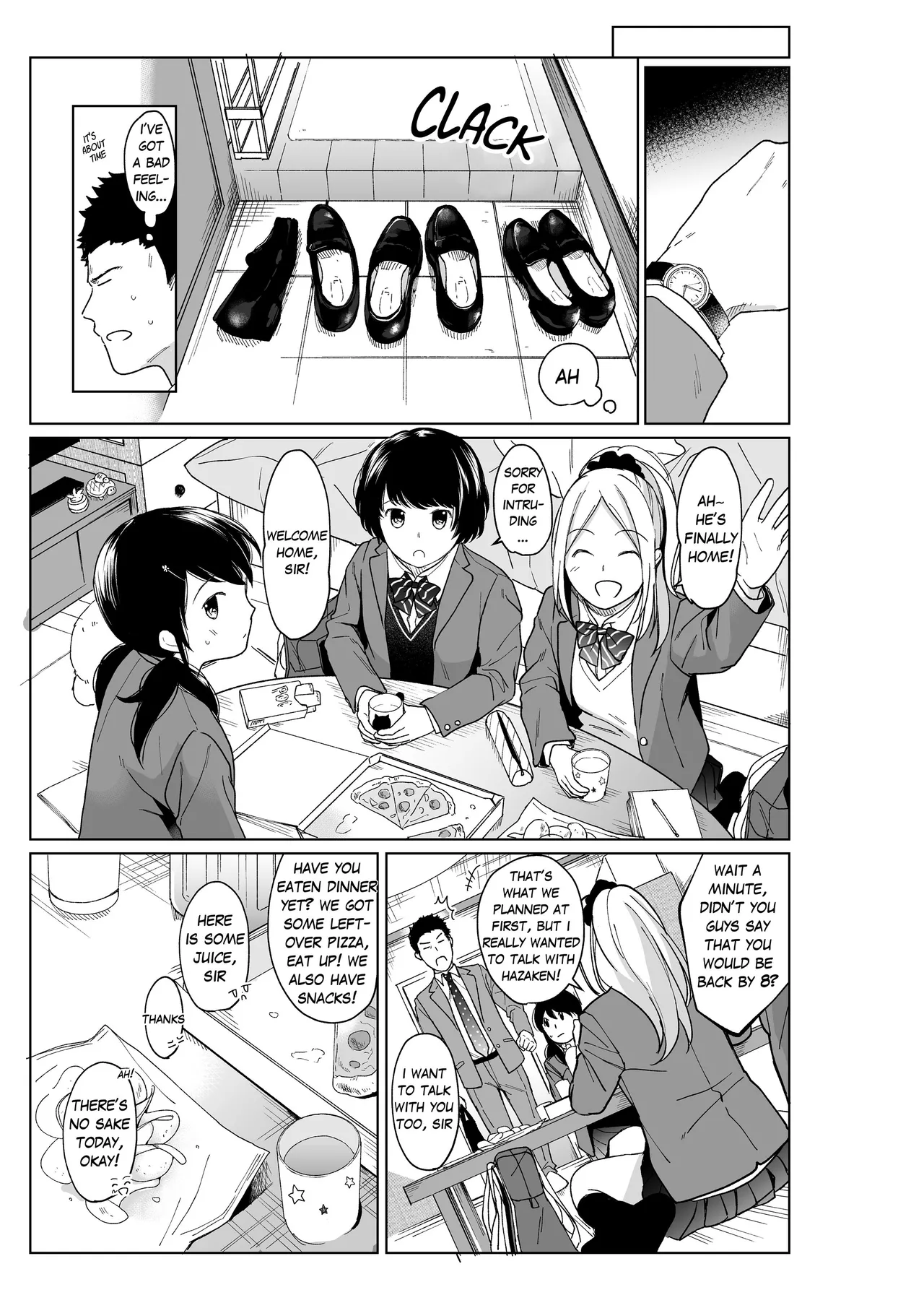 1 Room Apartment + Highschool Girl Suddenly Living Together? Close Contact!? First Sex!!? Ch. 1-13 Chapter 11 - page 4