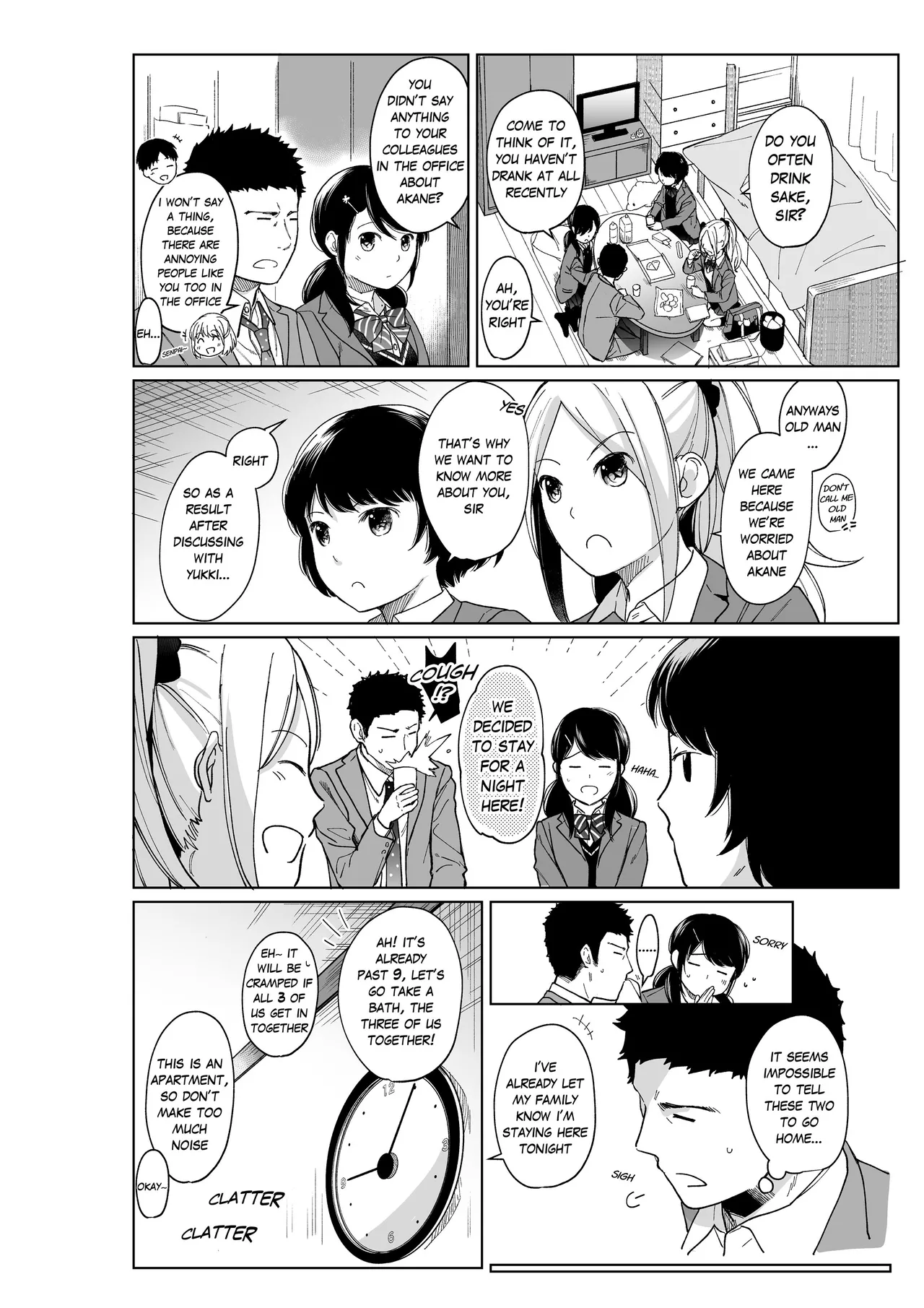 1 Room Apartment + Highschool Girl Suddenly Living Together? Close Contact!? First Sex!!? Ch. 1-13 Chapter 11 - page 5