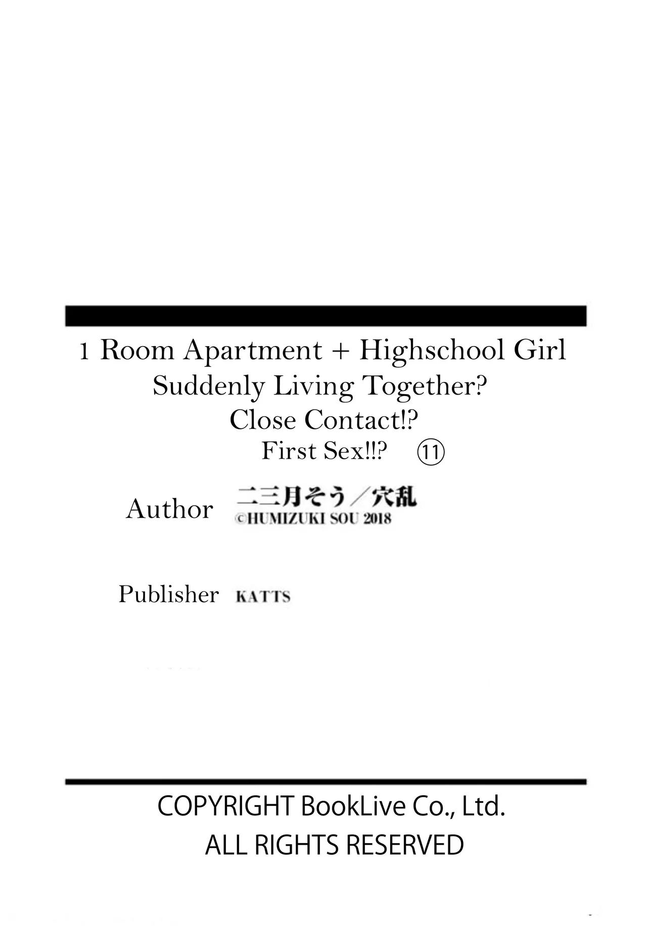 1 Room Apartment + Highschool Girl Suddenly Living Together? Close Contact!? First Sex!!? Ch. 1-13 Chapter 11 - page 28
