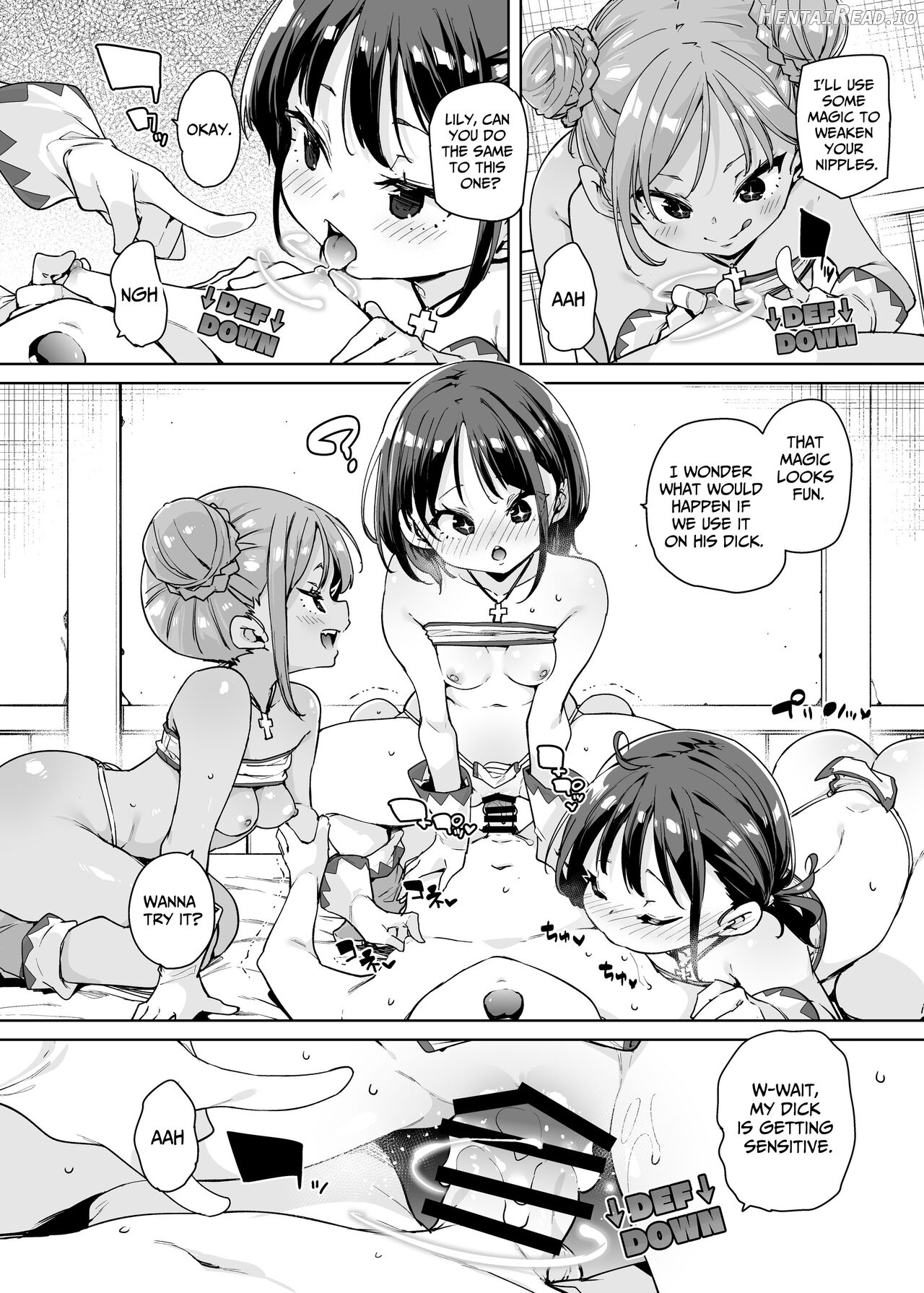 Do H Shiro Mahoutsukai Sannin Tsurete Tabi ga Shitai - Three Ecchi Healer With Me Chapter 1 - page 13