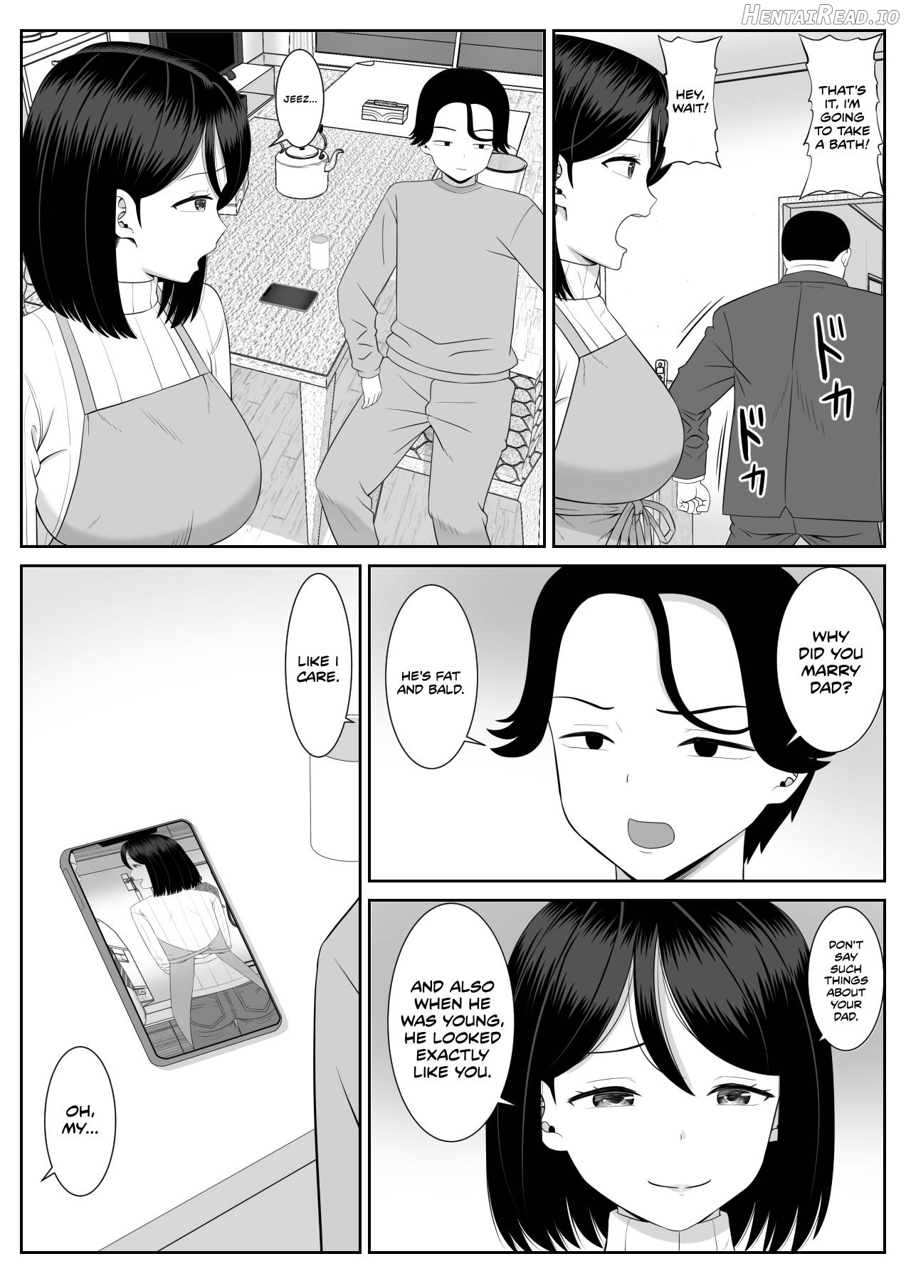 Shishunki Musuko wa Okaa-san ni Yokujou suru Chapter 1 - page 4