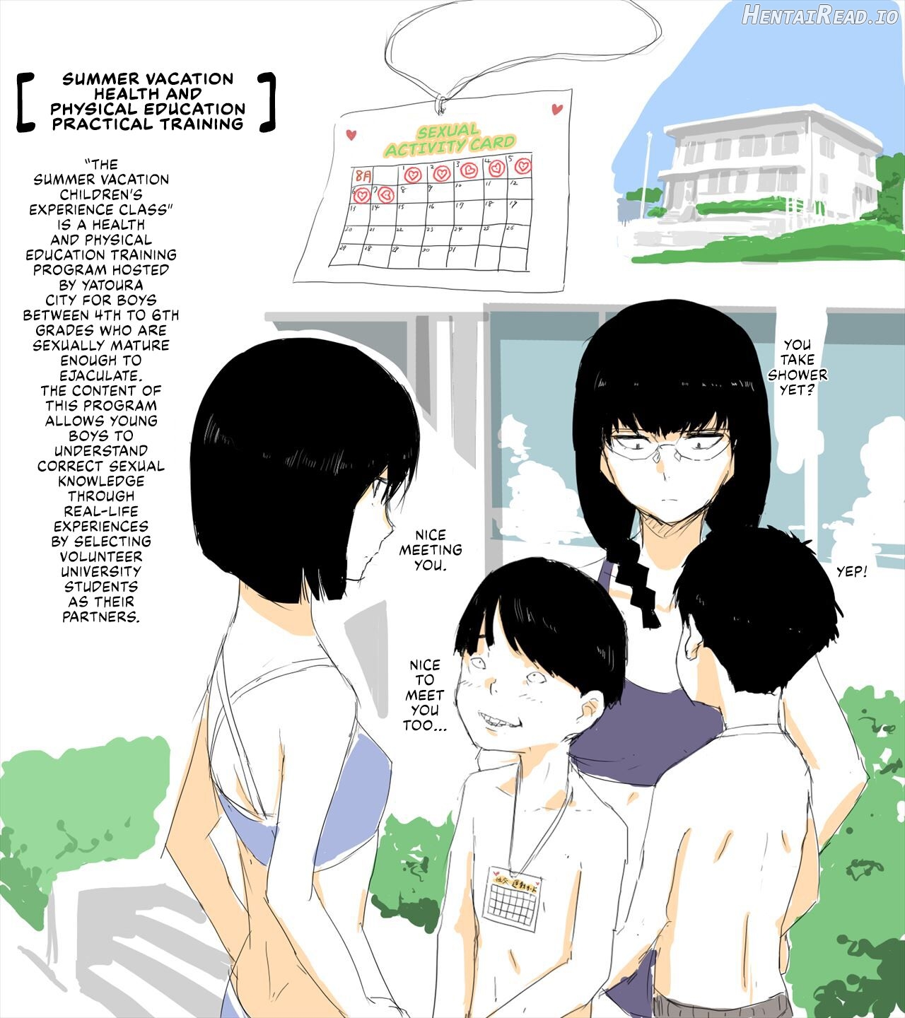 Natsuyasumi Taiken Kyoushitsu Chapter 1 - page 1