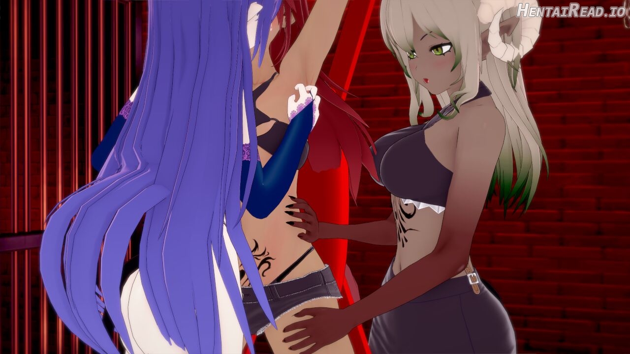 Manga "A fox girl in a world of tickling". Chapter 1: "The 2 mysterious tickle succubi." Chapter 1 - page 47
