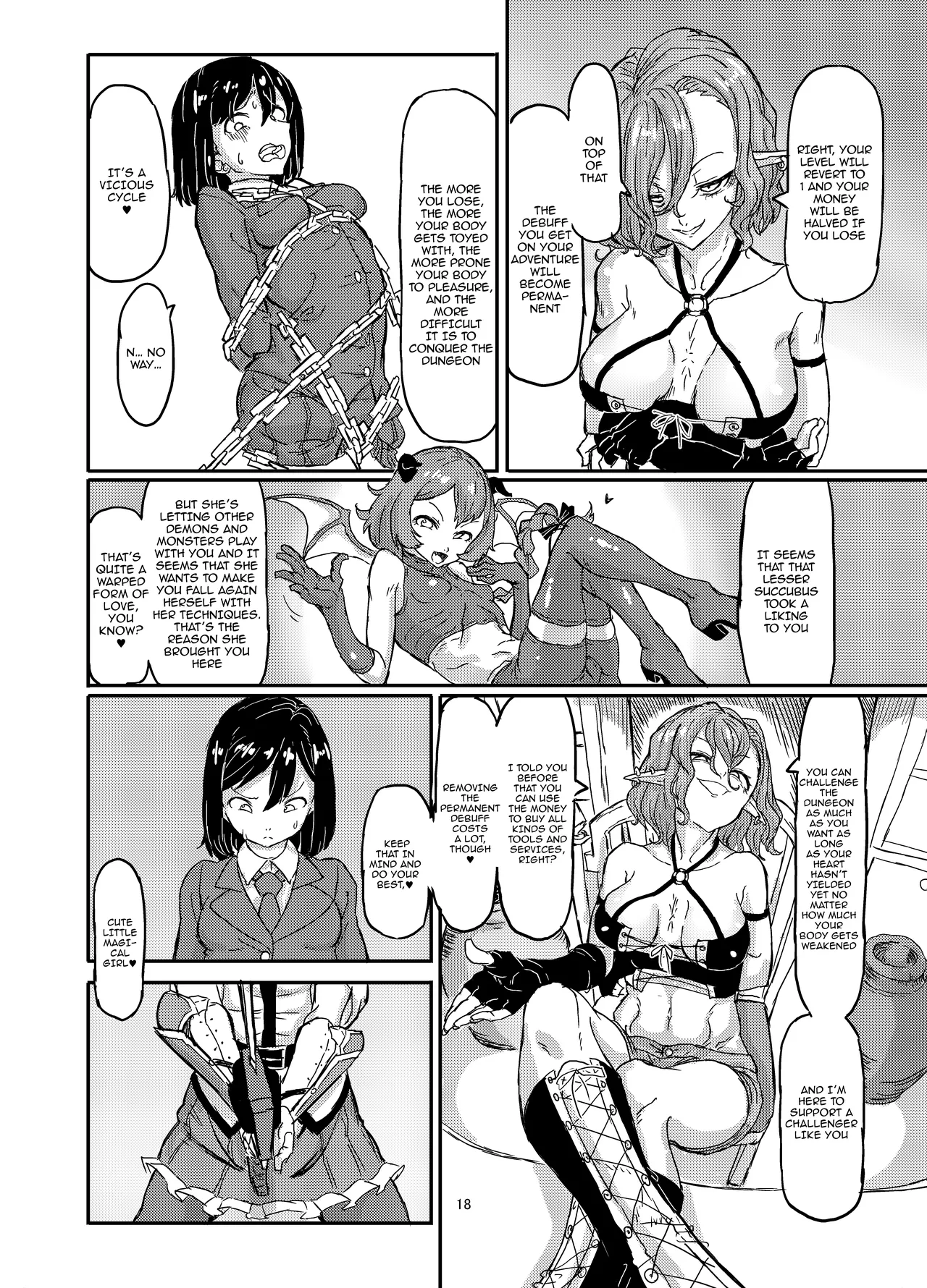Futanari Mahou Shoujo Sword Lily in Inma Dungeon Chapter 1 - page 19