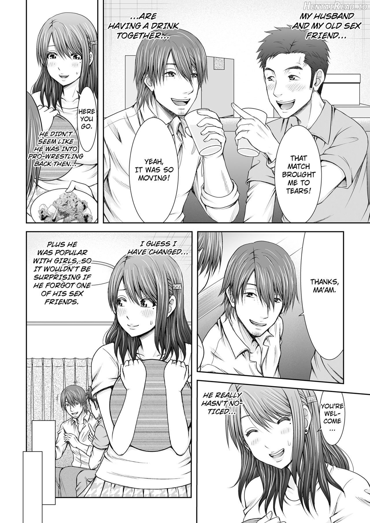 "Koko Ijirareru no Sukidatta yona?" Rinjin wa, Hitozuma no Moto SeFri 1-2 Chapter 1 - page 14