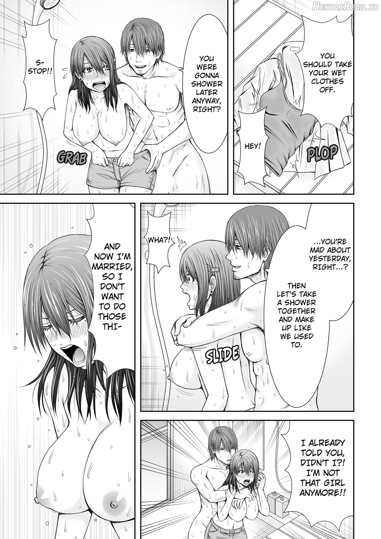 "Koko Ijirareru no Sukidatta yona?" Rinjin wa, Hitozuma no Moto SeFri 1-2 Chapter 1 - page 38