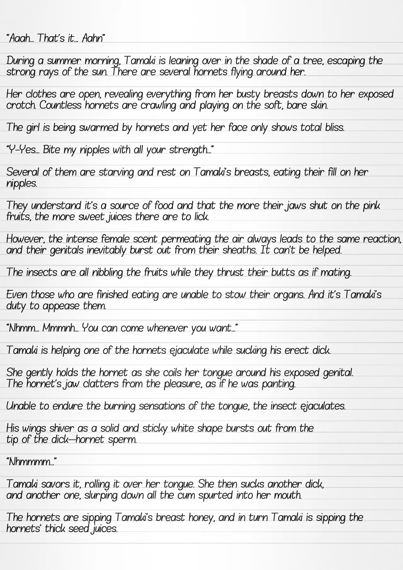 Misuke's Short Stories 19 - Tamaki & Hornets Chapter 1 - page 10