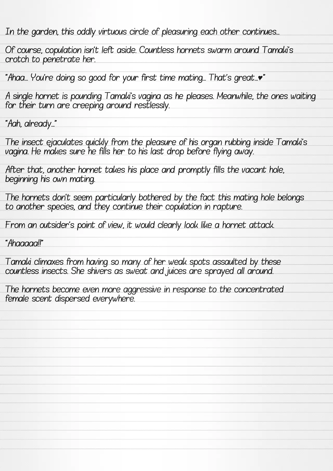 Misuke's Short Stories 19 - Tamaki & Hornets Chapter 1 - page 12