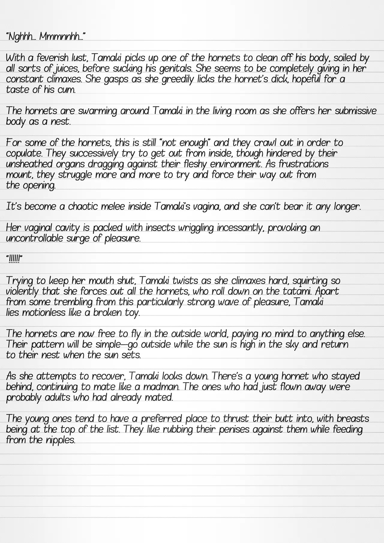 Misuke's Short Stories 19 - Tamaki & Hornets Chapter 1 - page 18