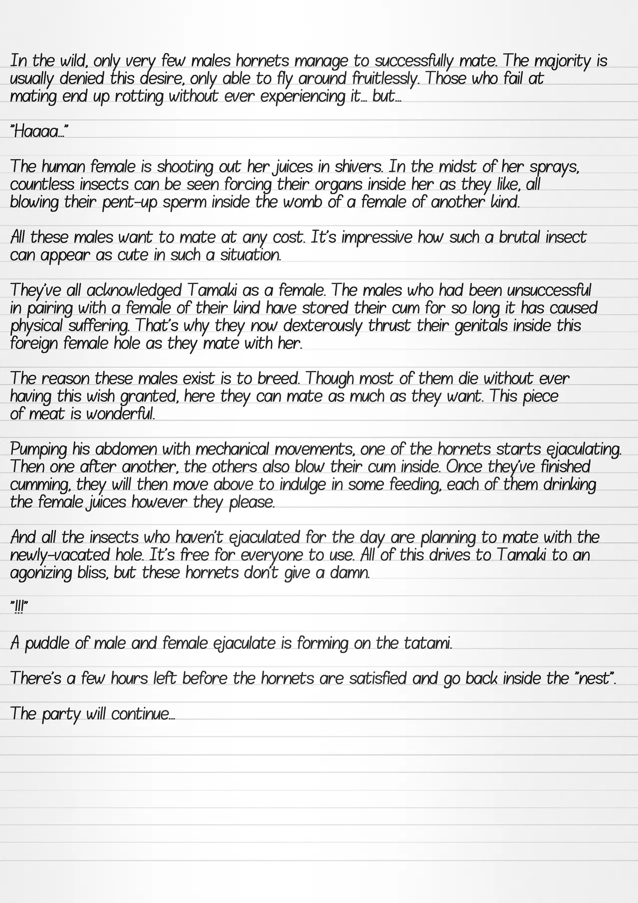 Misuke's Short Stories 19 - Tamaki & Hornets Chapter 1 - page 21