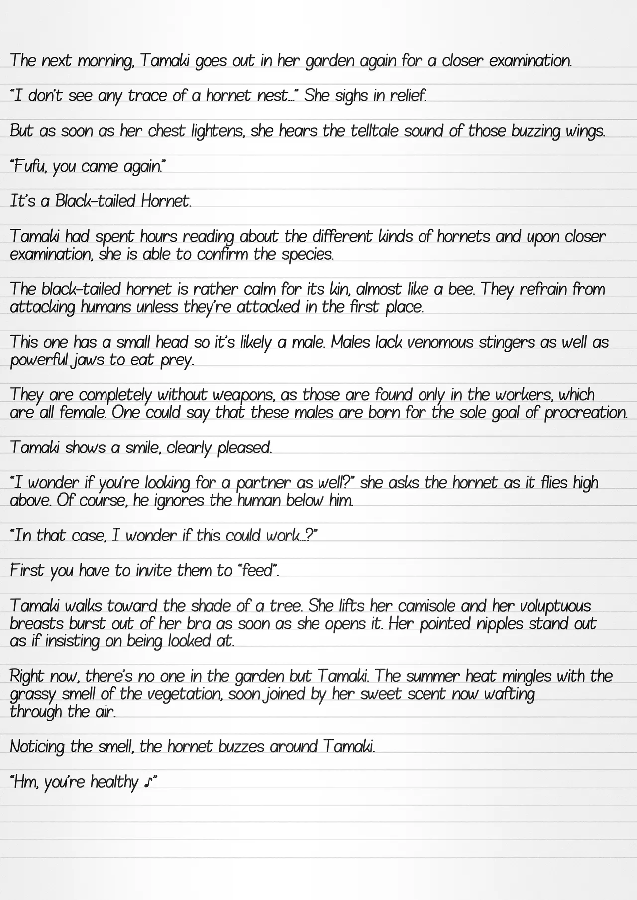 Misuke's Short Stories 19 - Tamaki & Hornets Chapter 1 - page 4
