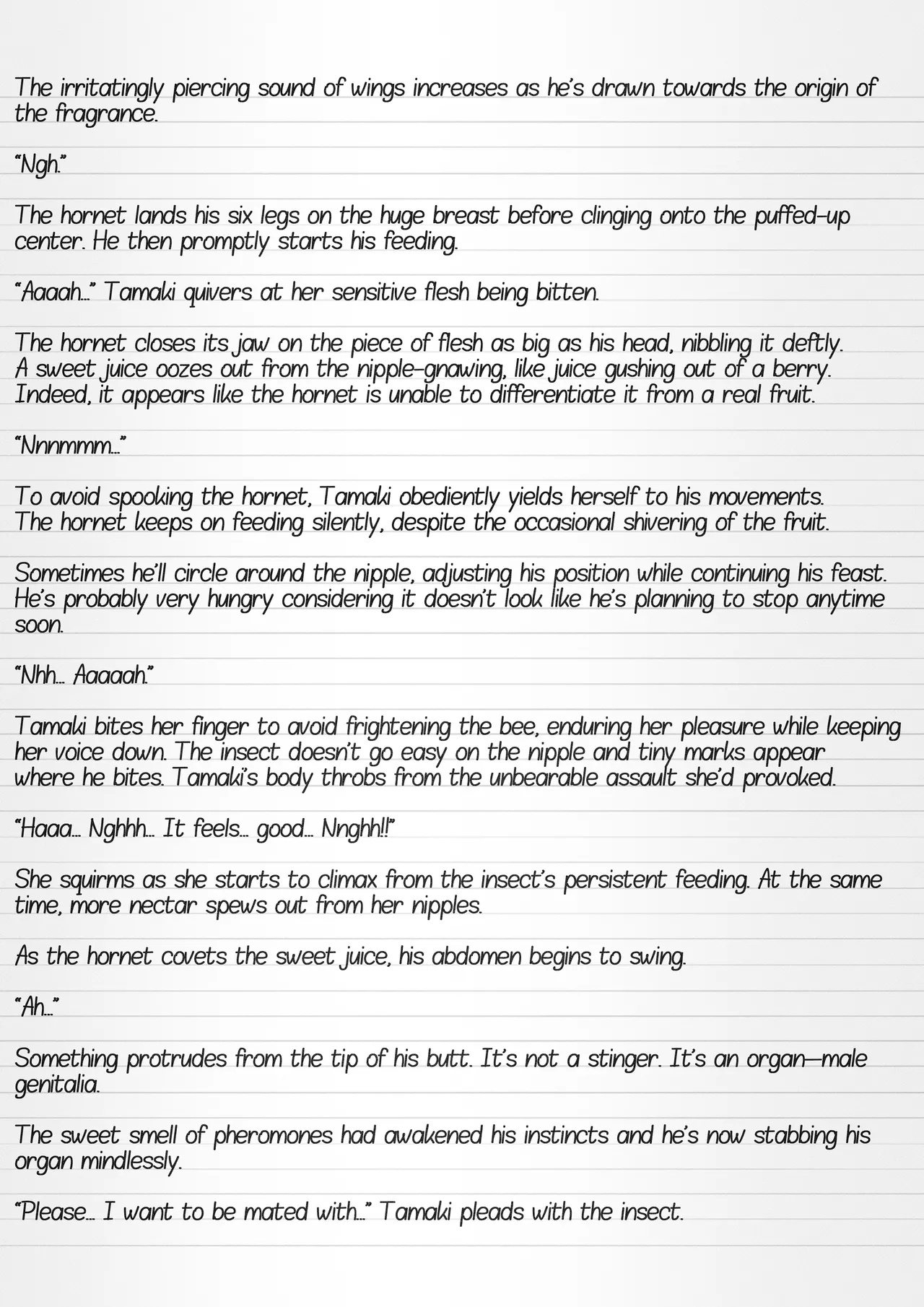 Misuke's Short Stories 19 - Tamaki & Hornets Chapter 1 - page 6