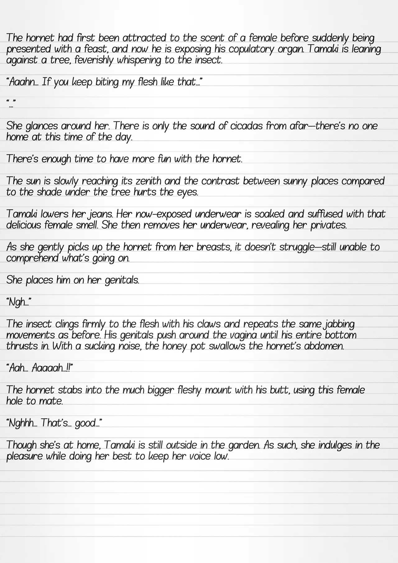 Misuke's Short Stories 19 - Tamaki & Hornets Chapter 1 - page 7