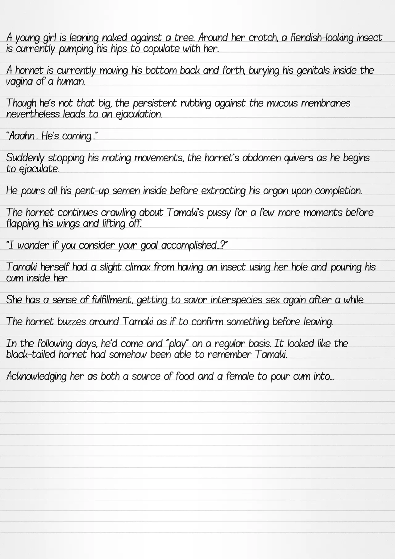 Misuke's Short Stories 19 - Tamaki & Hornets Chapter 1 - page 9