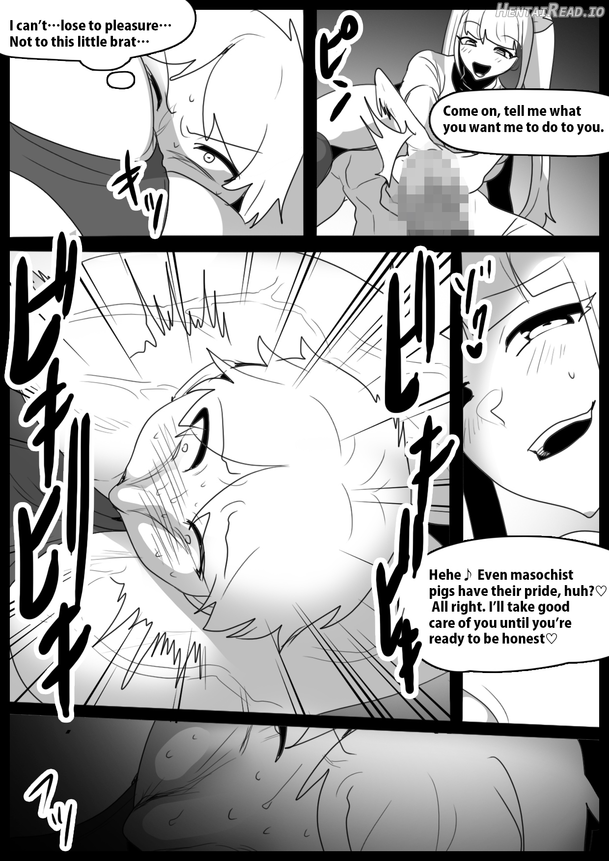 生意気なメ○ガキに返り討ちにされた挙げ句、女には勝てないという事を身体に叩き込まれ、完全敗北した男の話。 Hentai Chapter 1 - page 25