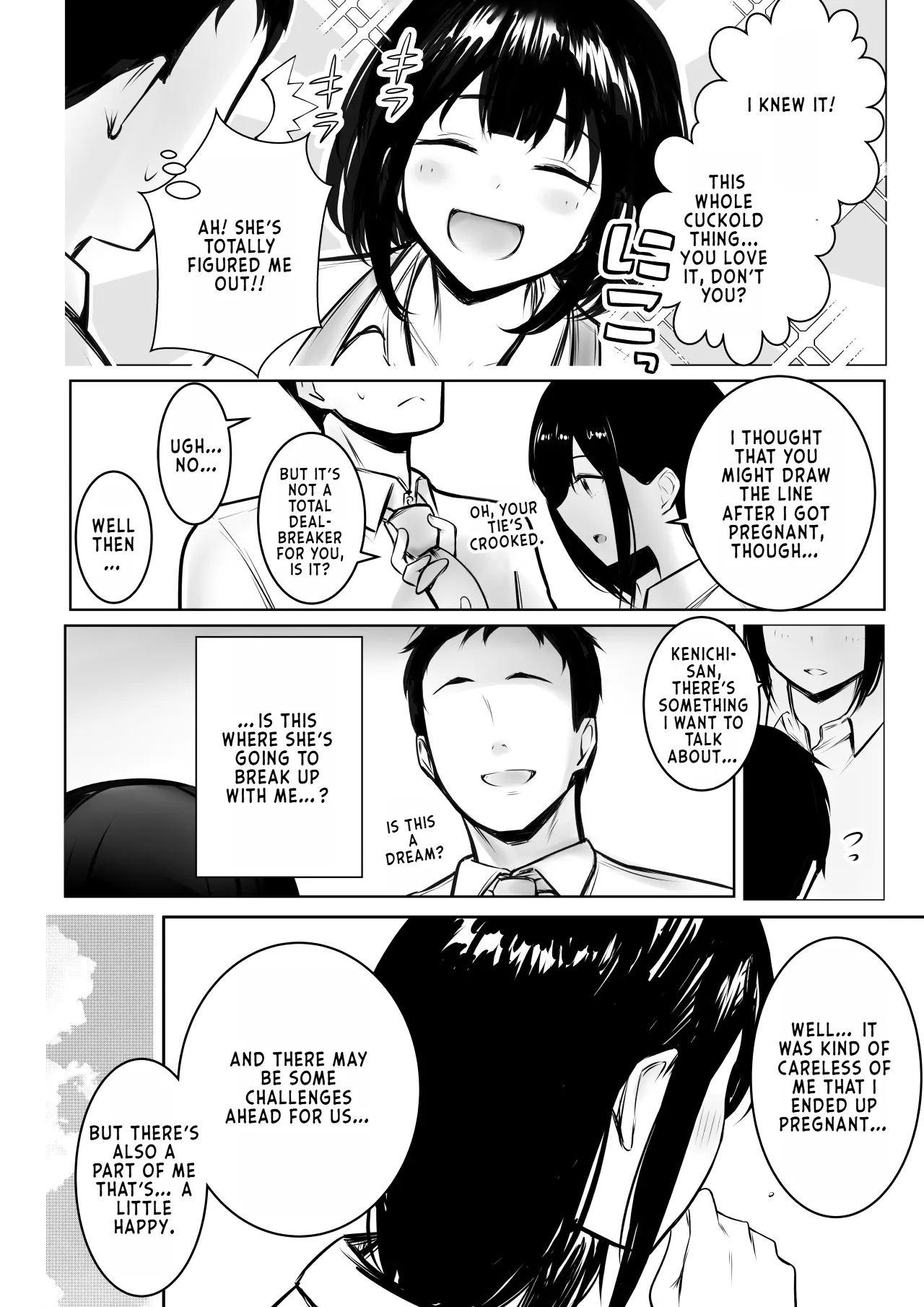 Boku dake ni Amaesasete Kureru Kyonyuu JK Tsuma o Hoka no Otoko ni Dakasete Mita 9 Chapter 1 - page 9