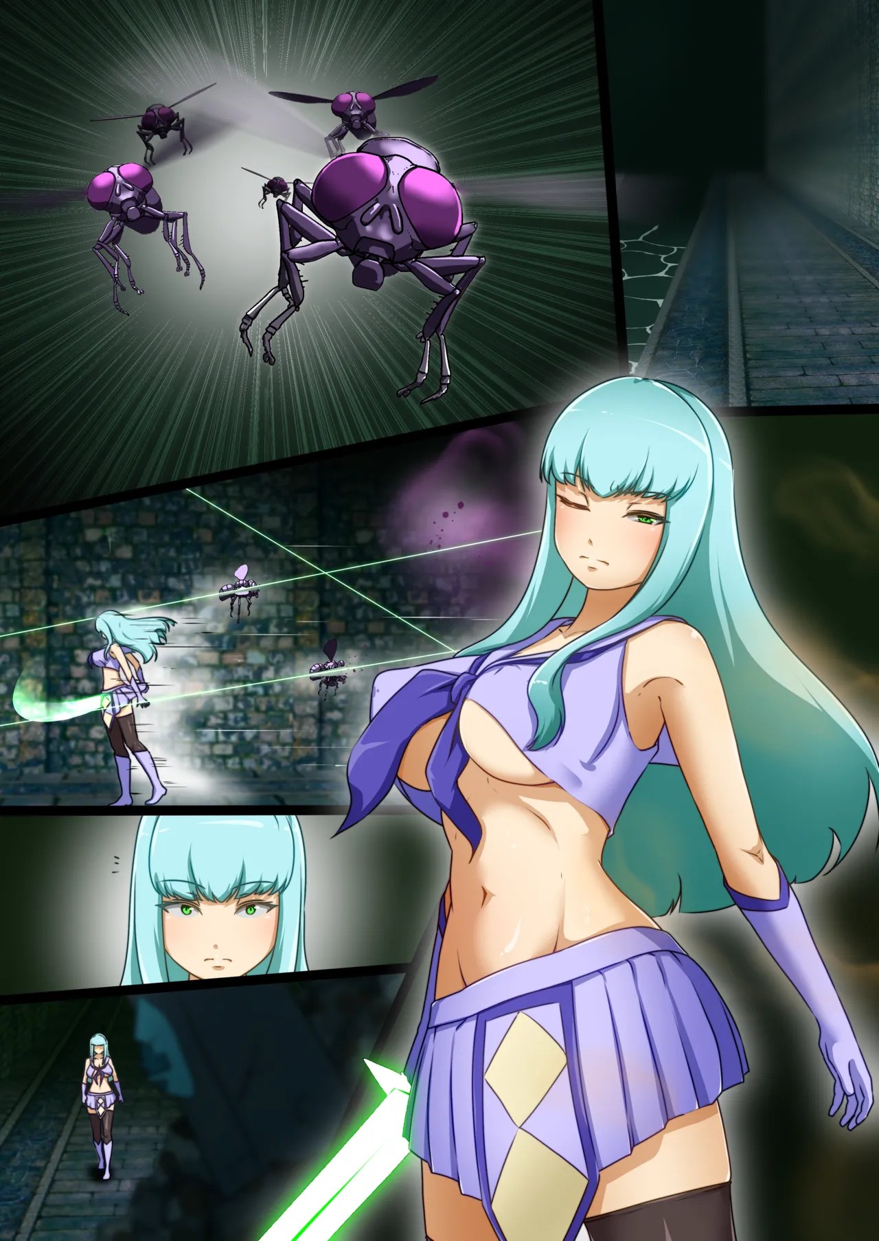 Uchi no Ko ga Ecchi na Teki to Tatakatte Haiboku suru Hanashi ~vs Evelyn~ Chapter 1 - page 50