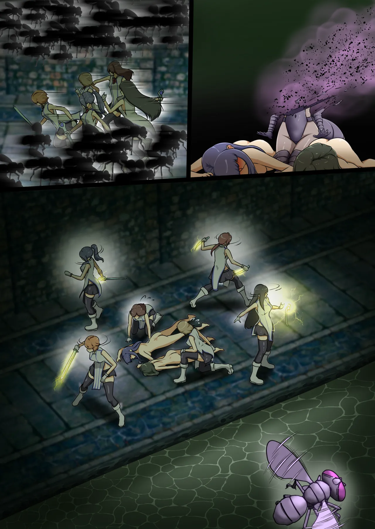 Uchi no Ko ga Ecchi na Teki to Tatakatte Haiboku suru Hanashi ~vs Evelyn~ Chapter 1 - page 93