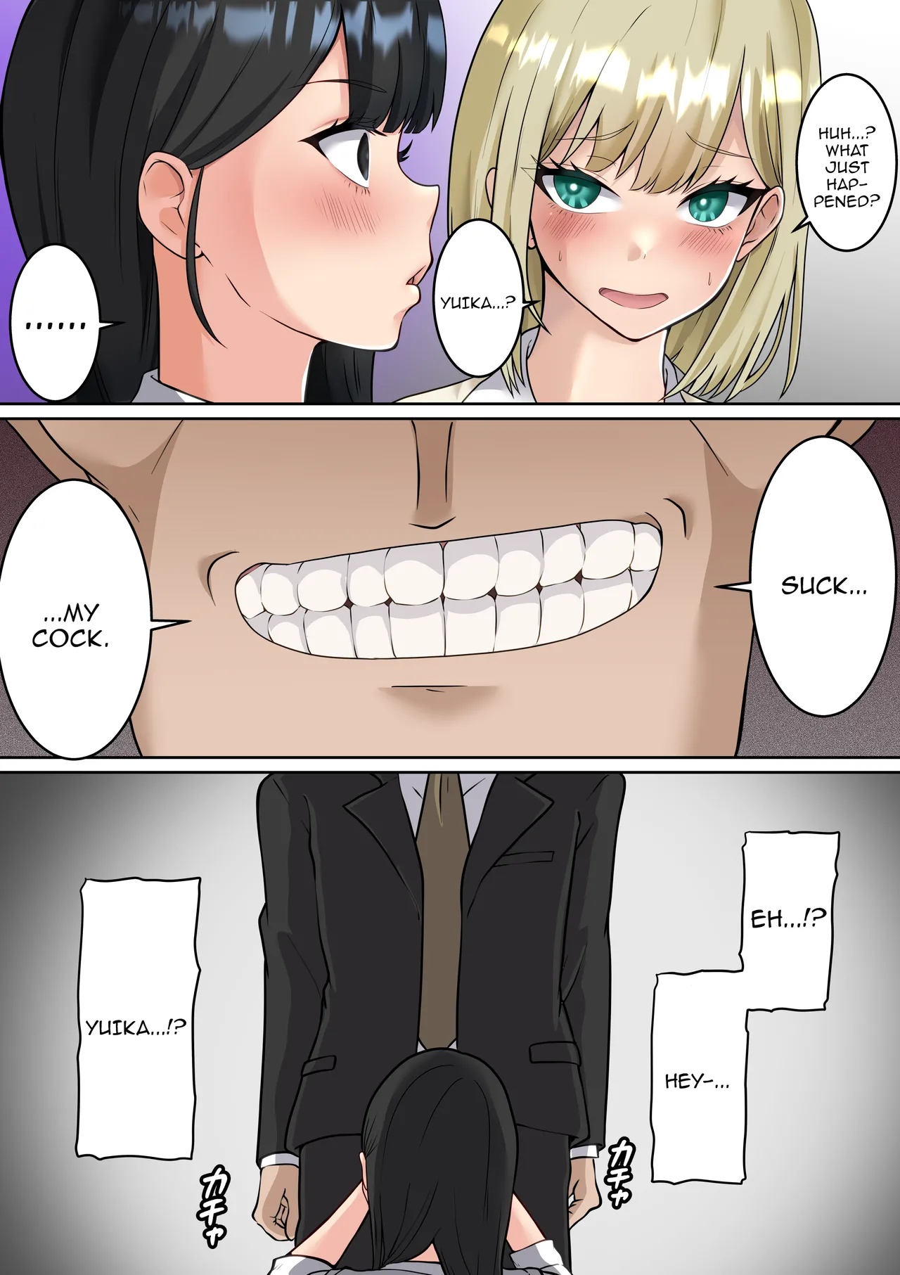 Isekai Kaeri no Chuunen Oyaji ga Gal JK-tachi ni Chikan Enzai o Fukkakerareta node Saimin Mahou de Shikaeshi suru Hanashi Zenpen Chapter 1 - page 7