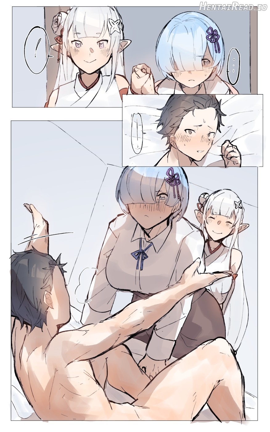 Subaru x Emilia and Rem New Year 2025 Chapter 1 - page 18