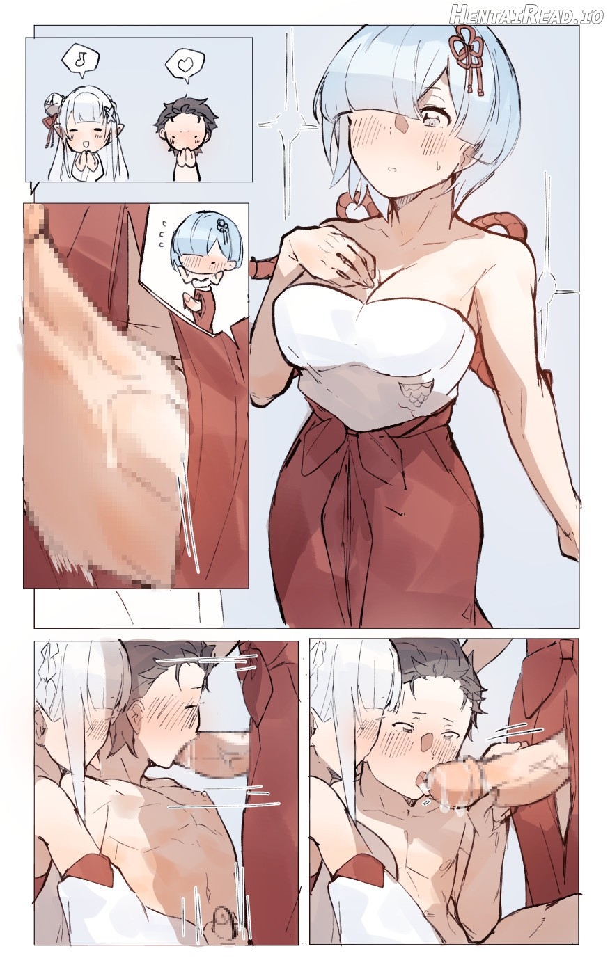 Subaru x Emilia and Rem New Year 2025 Chapter 1 - page 20