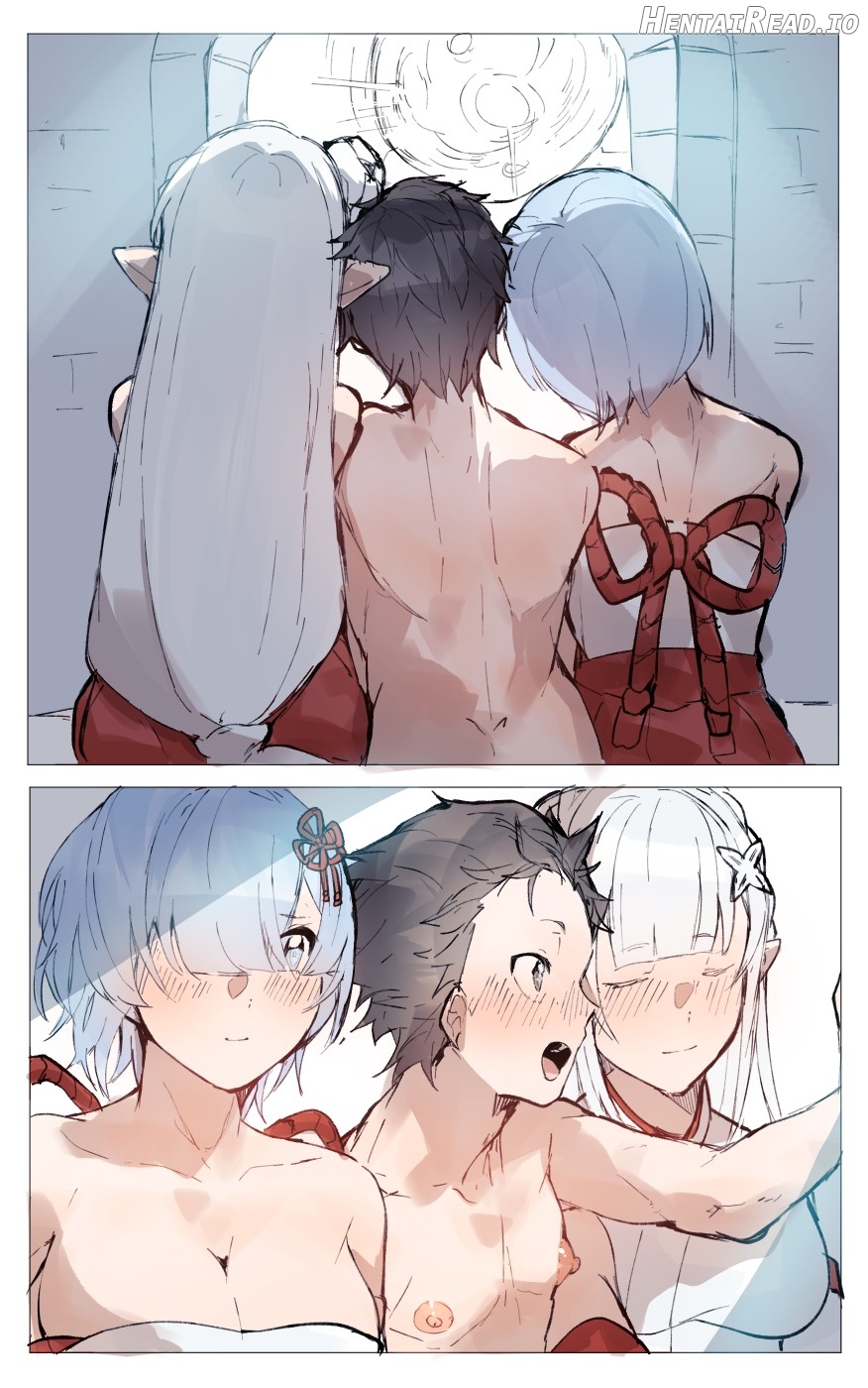 Subaru x Emilia and Rem New Year 2025 Chapter 1 - page 23