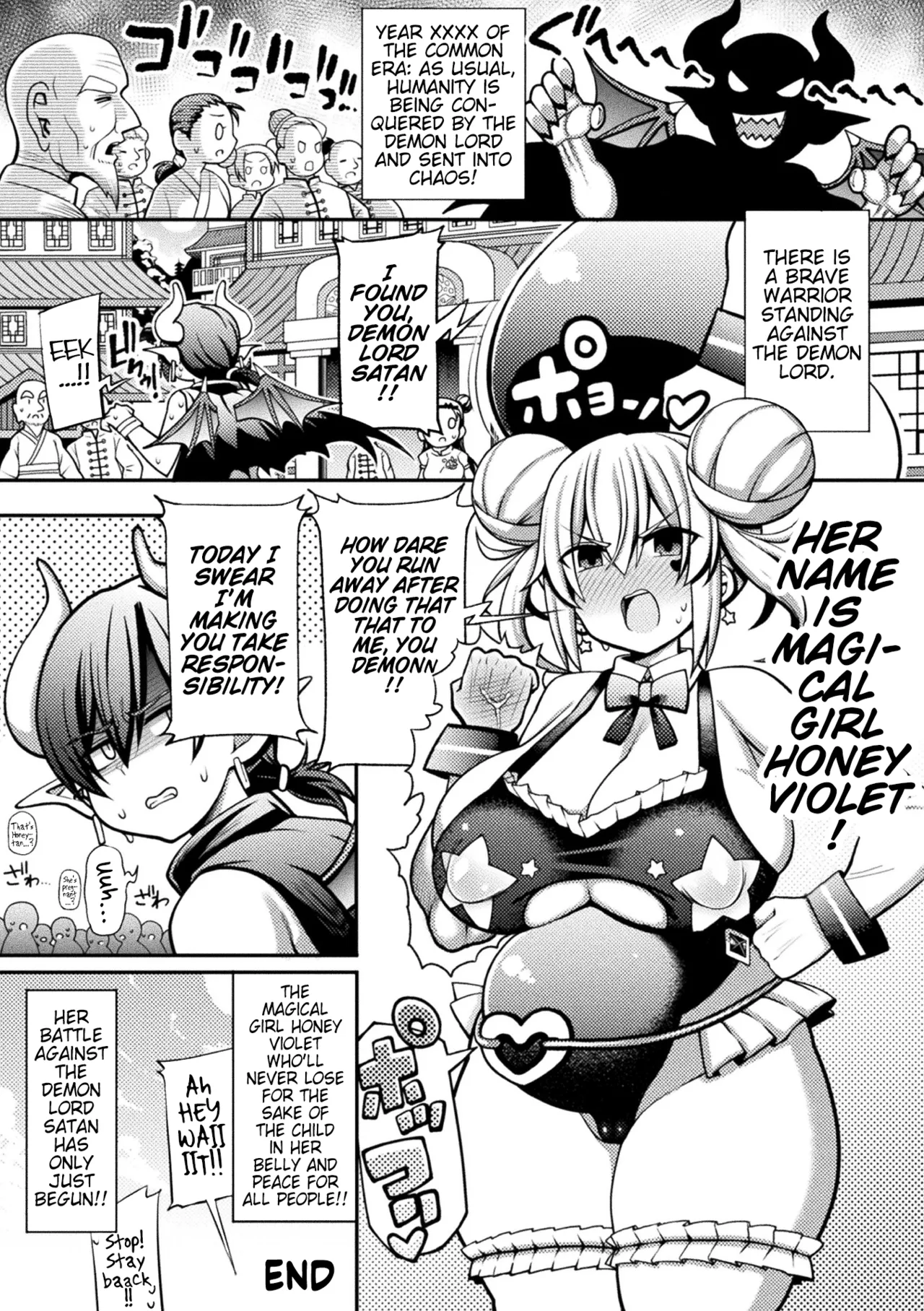 Makeruna! Mahou Shoujo Hanii・Baiorettotan! ~Maou Satan no Gyakushuu~ Chapter 1 - page 20