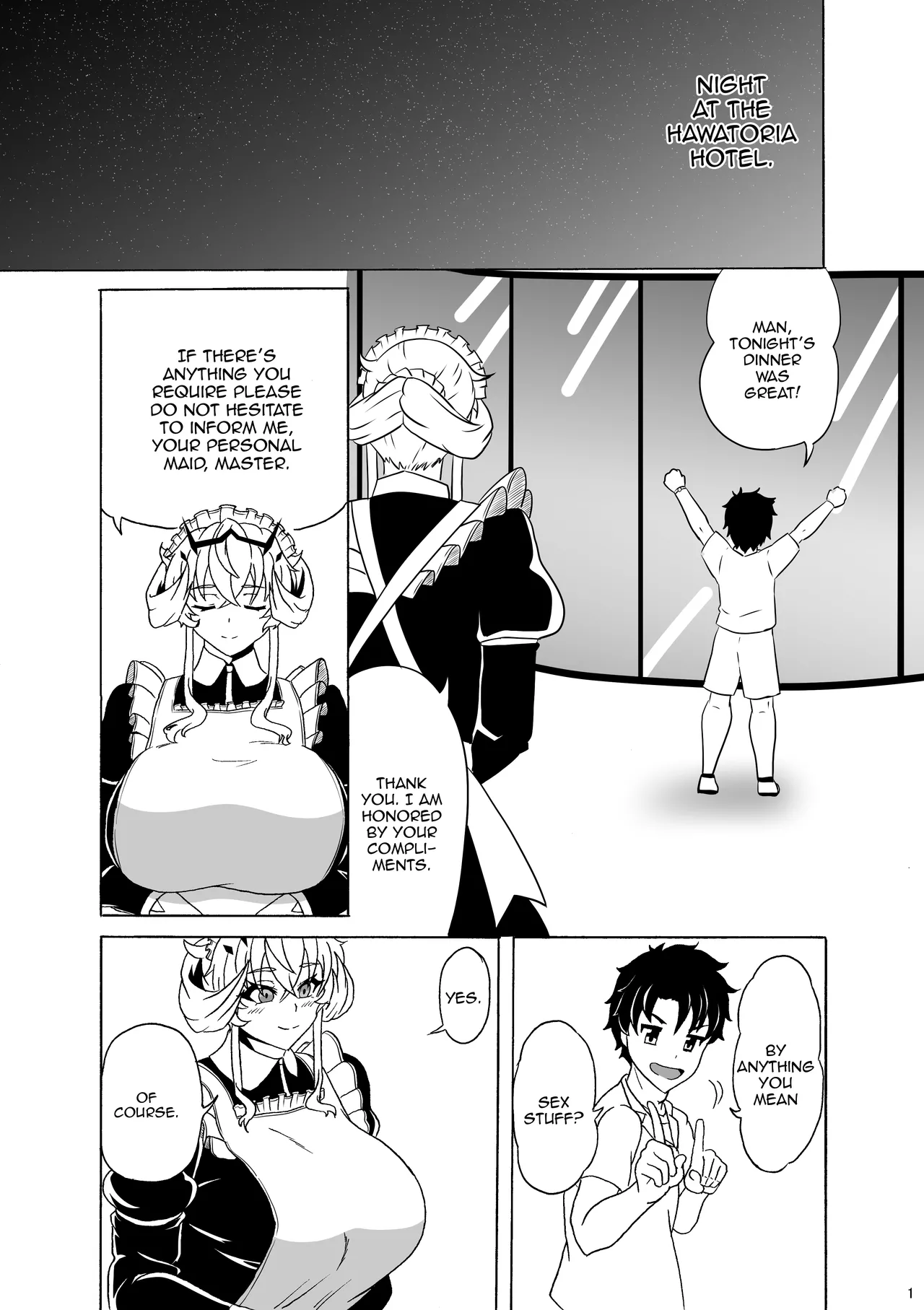 Maid Barghest to Icha Love Sex suru Hon Chapter 1 - page 2
